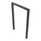 Schake Anlehnbügel aus Vierkantrohr 60x40mm, Breite: 750mm Gesamthöhe:1200 mm, ohne Querholm, beschichtet