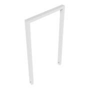 Schake Anlehnbügel aus Vierkantrohr 60x40mm, Breite: 750mm Gesamthöhe:1200 mm, ohne Querholm feuerverzinkt-4