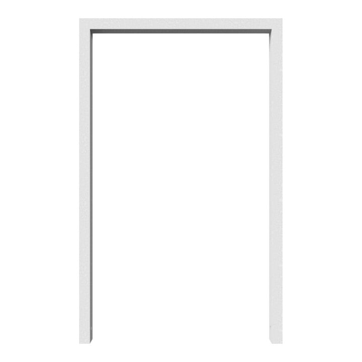 Schake Anlehnbügel aus Vierkantrohr 60x40mm, Breite: 750mm Gesamthöhe:1200 mm, ohne Querholm feuerverzinkt