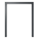 Schake Anlehnbügel aus Vierkantrohr 60x60mm, Breite: 1000mm Gesamthöhe:1200 mm, ohne Querholm, beschichtet-2