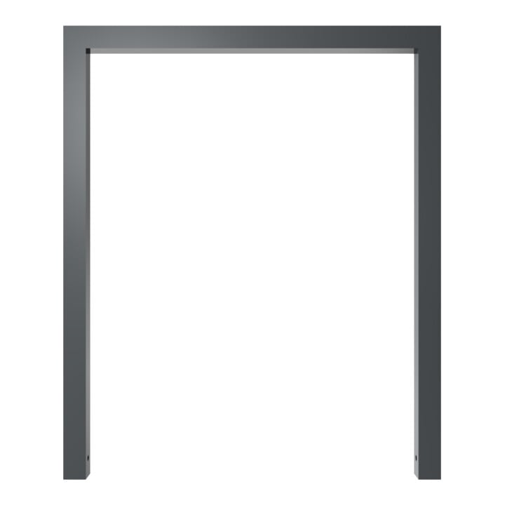 Schake Anlehnbügel aus Vierkantrohr 60x60mm, Breite: 1000mm Gesamthöhe:1200 mm, ohne Querholm, beschichtet
