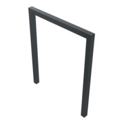 Schake Anlehnbügel aus Vierkantrohr 60x60mm, Breite: 1000mm Gesamthöhe:1200 mm, ohne Querholm, beschichtet-5
