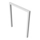 Schake Anlehnbügel aus Vierkantrohr 60x60mm, Breite: 1000mm Gesamthöhe:1200 mm, ohne Querholm feuerverzinkt-2