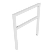Schake Anlehnbügel aus Vierkantrohr 60x60mm, Breite: 1000mm Gesamthöhe: 1200 mm + Querholm feuerverzinkt-5