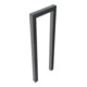 Schake Anlehnbügel aus Vierkantrohr 60x60mm, Breite: 450mm Gesamthöhe:1200 mm ohne Querholm, beschichtet-5