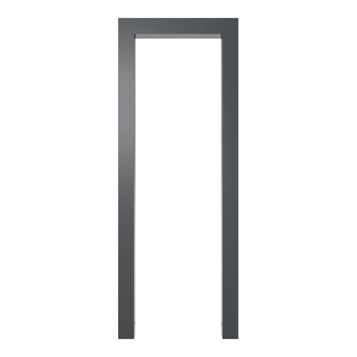 Schake Anlehnbügel aus Vierkantrohr 60x60mm, Breite: 450mm Gesamthöhe:1200 mm ohne Querholm, beschichtet
