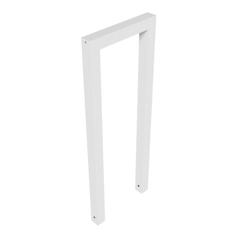 Schake Anlehnbügel aus Vierkantrohr 60x60mm, Breite: 450mm Gesamthöhe:1200 mm ohne Querholm feuerverzinkt