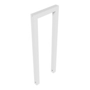 Schake Anlehnbügel aus Vierkantrohr 60x60mm, Breite: 450mm Gesamthöhe:1200 mm ohne Querholm feuerverzinkt-4