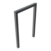 Schake Anlehnbügel aus Vierkantrohr 60x60mm, Breite: 750mm, Höhe: 1200 mm, ohne Querholm, beschichtet-5