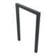 Schake Anlehnbügel aus Vierkantrohr 60x60mm, Breite: 750mm, Höhe: 1200 mm, ohne Querholm, beschichtet