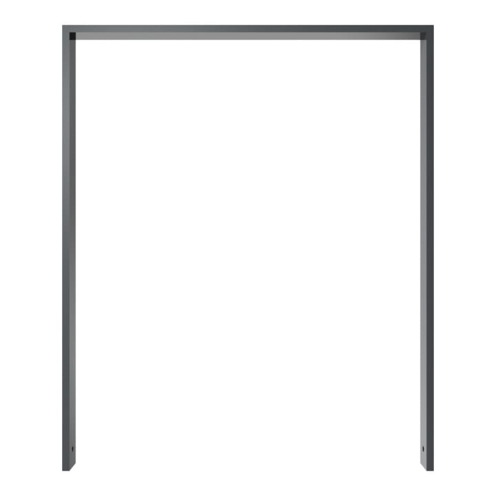 Schake Anlehnbügel aus Vierkantrohr 80x20mm, Breite: 1000mm Gesamthöhe:1200 mm ohne Querholm, beschichtet