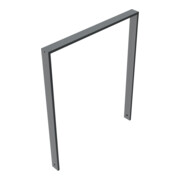 Schake Anlehnbügel aus Vierkantrohr 80x20mm, Breite: 1000mm Gesamthöhe:1200 mm ohne Querholm, beschichtet-5
