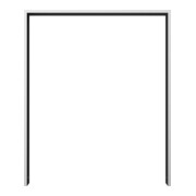 Schake Anlehnbügel aus Vierkantrohr 80x20mm, Breite: 1000mm Gesamthöhe:1200 mm ohne Querholm feuerverzinkt-2