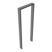 Schake Anlehnbügel aus Vierkantrohr 80x20mm, Breite: 450mm Gesamthöhe:1200 mm ohne Querholm, beschichtet-4
