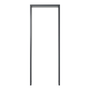 Schake Anlehnbügel aus Vierkantrohr 80x20mm, Breite: 450mm Gesamthöhe:1200 mm ohne Querholm, beschichtet-5