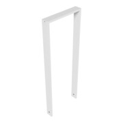 Schake Anlehnbügel aus Vierkantrohr 80x20mm, Breite: 450mm Gesamthöhe:1200 mm ohne Querholm feuerverzinkt-4