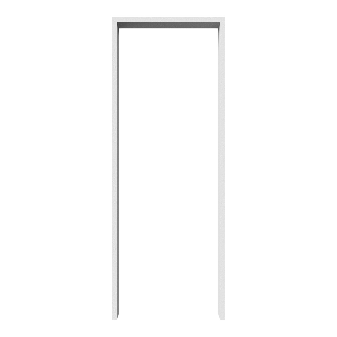 Schake Anlehnbügel aus Vierkantrohr 80x20mm, Breite: 450mm Gesamthöhe:1200 mm ohne Querholm feuerverzinkt