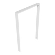 Schake Anlehnbügel aus Vierkantrohr 80x20mm, Breite: 750mm Gesamthöhe:1200 mm ohne Querholm feuerverzinkt-4