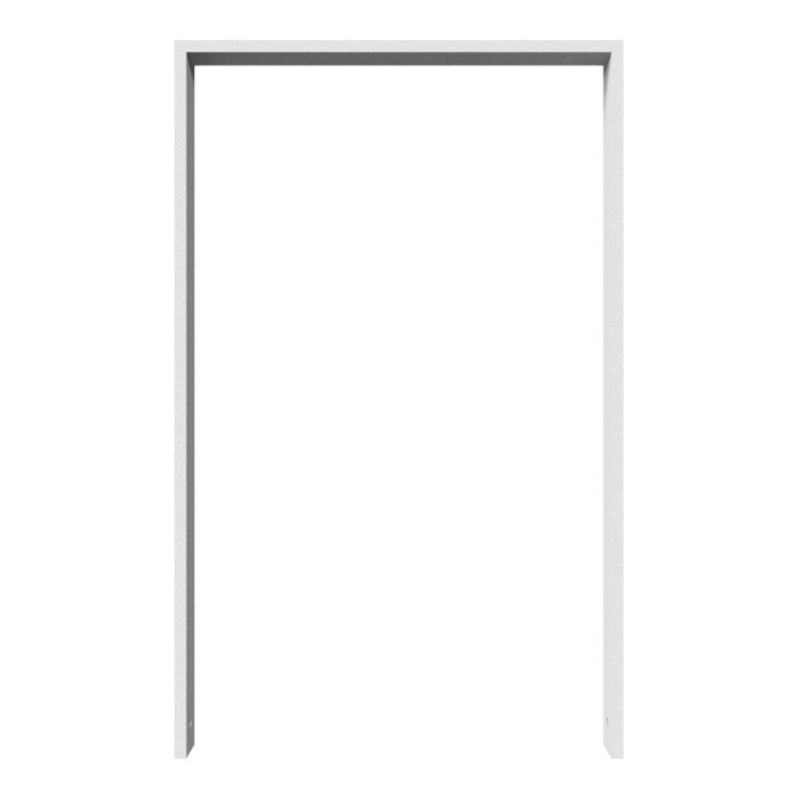 Schake Anlehnbügel aus Vierkantrohr 80x20mm, Breite: 750mm Gesamthöhe:1200 mm ohne Querholm feuerverzinkt