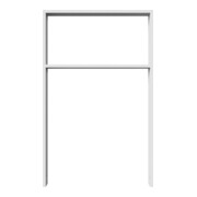 Schake Anlehnbügel aus Vierkantrohr 80x20mm, Breite: 750mm Gesamthöhe:1200 mm + Querholm feuerverzinkt-5