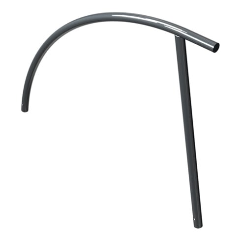 Schake Anlehnbügel Stahlrohr Ø48mm, Gesamtbreite: ca 1400mm Höhe Überflur: ca. 850mm, beschichtet