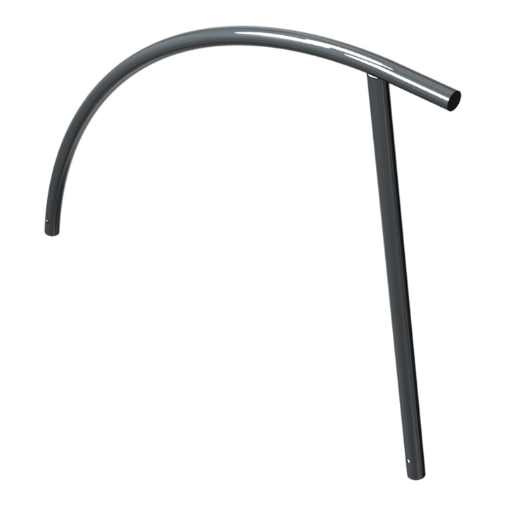 Schake Anlehnbügel Stahlrohr Ø48mm, Gesamtbreite: ca 1400mm Höhe Überflur: ca. 850mm, beschichtet