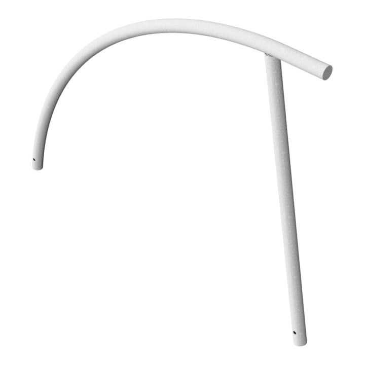 Schake Anlehnbügel Stahlrohr Ø48mm, Gesamtbreite: ca 1400mm Höhe Überflur: ca. 850mm feuerverzinkt