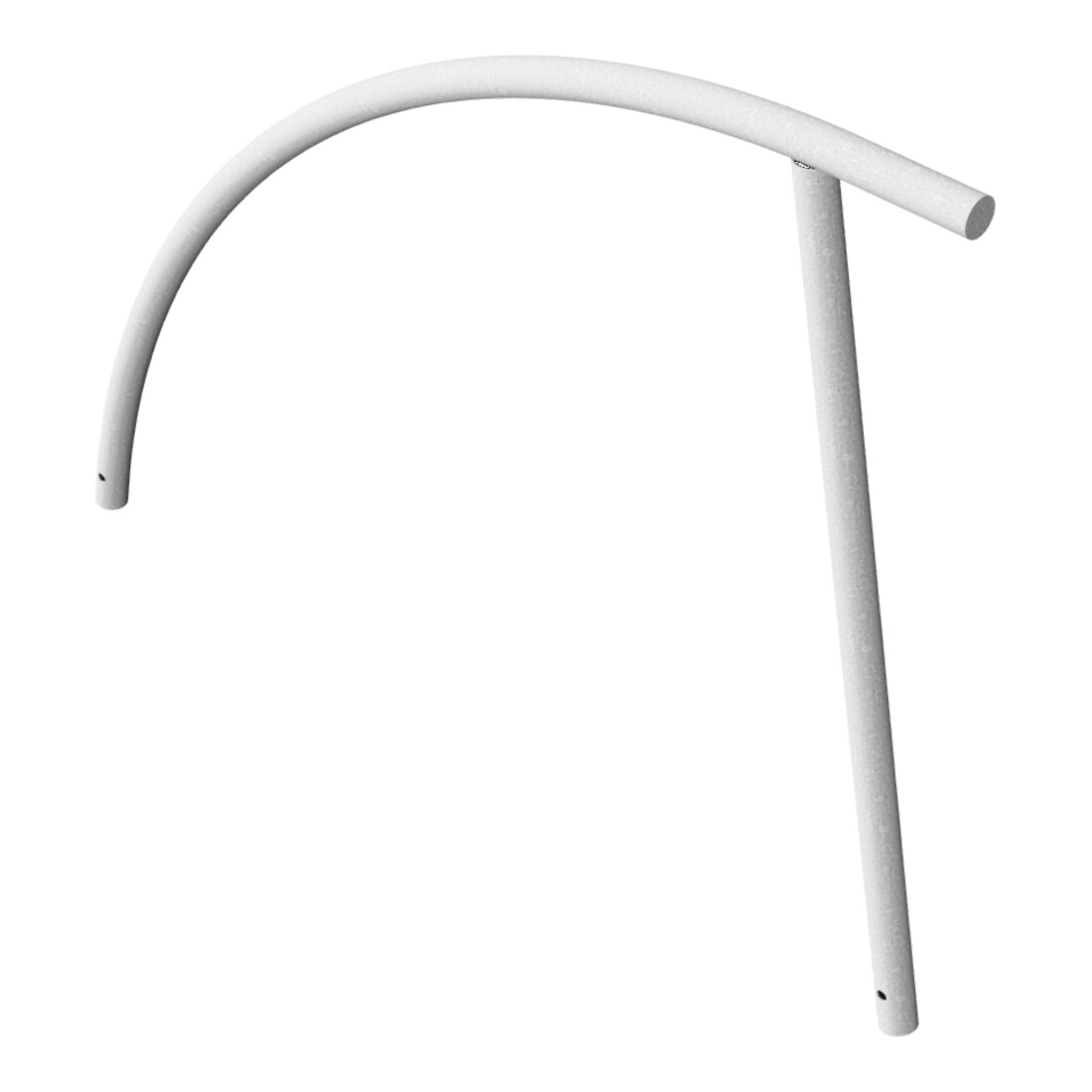 Schake Anlehnbügel Stahlrohr Ø48mm, Gesamtbreite: ca 1400mm Höhe Überflur: ca. 850mm feuerverzinkt