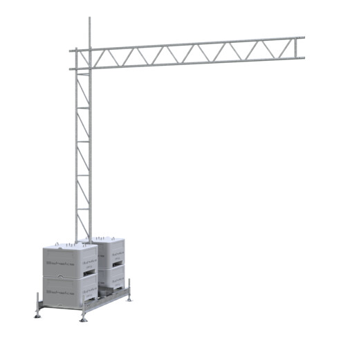 Schake Aufstellvorrichtungen für Gittermast mit Kragarm, Stahl-Gitterträger 3200 mm
