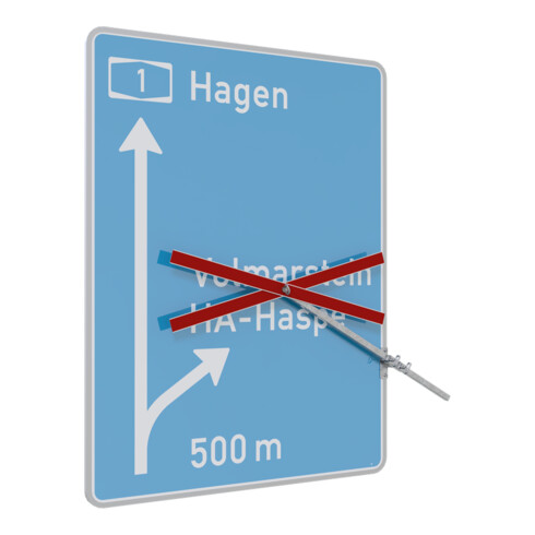 Schake Auskreuzung Länge 1500 mm