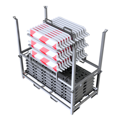 Schake Bakenset 36NOX2-SET2 mit Lager und Transportpalette