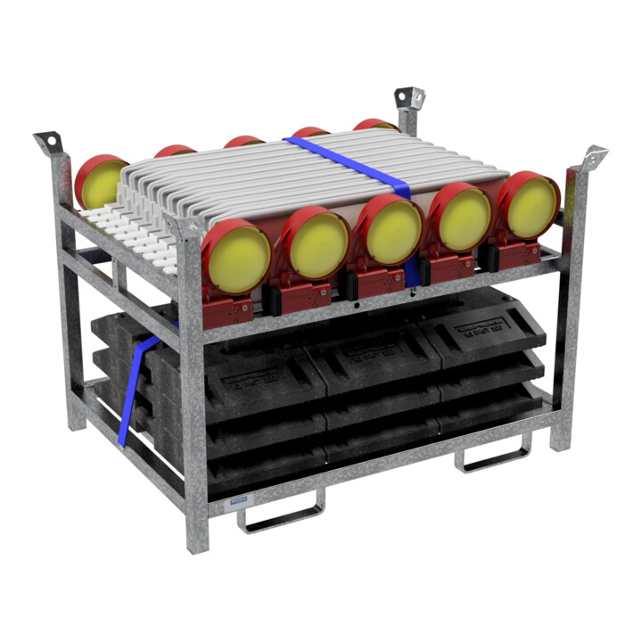 Schake Bakenset 36NOXP2-G2-SET3 mit Lager- und Transportpalette