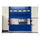 Schake Barriere aus Aluminiumprofil 100x20mm, Gesamtlänge 2000mm, einseitig reflektierend-2