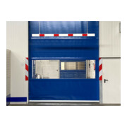 Schake Barriere aus Aluminiumprofil 100x20mm, Gesamtlänge 2000mm, einseitig reflektierend-2