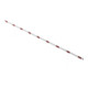 Schake Barriere aus Aluminiumprofil 100x20mm, Gesamtlänge 6000mm, einseitig reflektierend