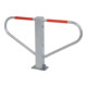 Schake Barrière de parking H500xL800 mm galvanisée avec cylindre profilé à cheviller