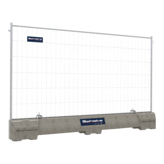 Schake Betonleitschwelle SET Mobilzaun Light