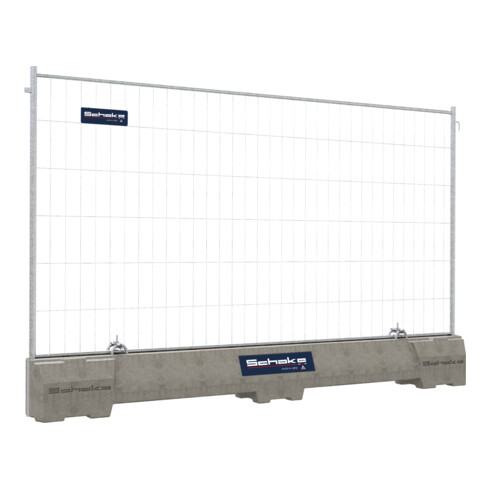 Schake Betonleitschwelle SET Mobilzaun Standard