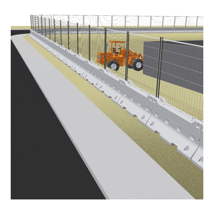 Schake Betonleitwand SET1