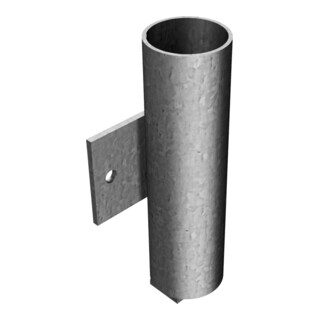 Schake Bodenhülse Art.Nr. 443.15W, für Pfosten, Bügel Ø 48mm zur Wandmontage, ohne Verschluß