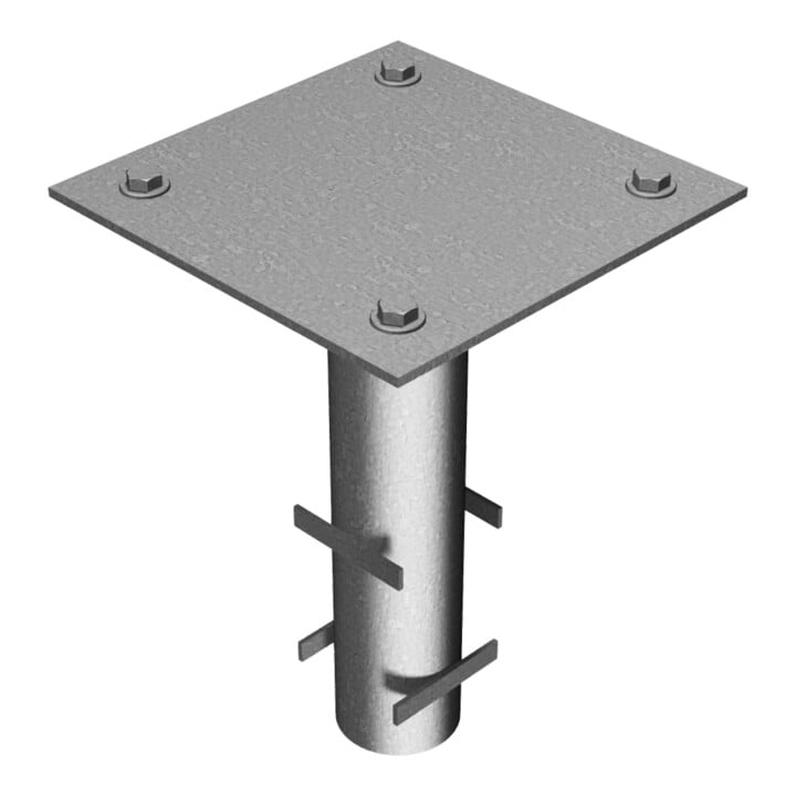 Set Schake GmbH Handschranke, B3000mm 950mm, Dreikant, Pendel + Schake...