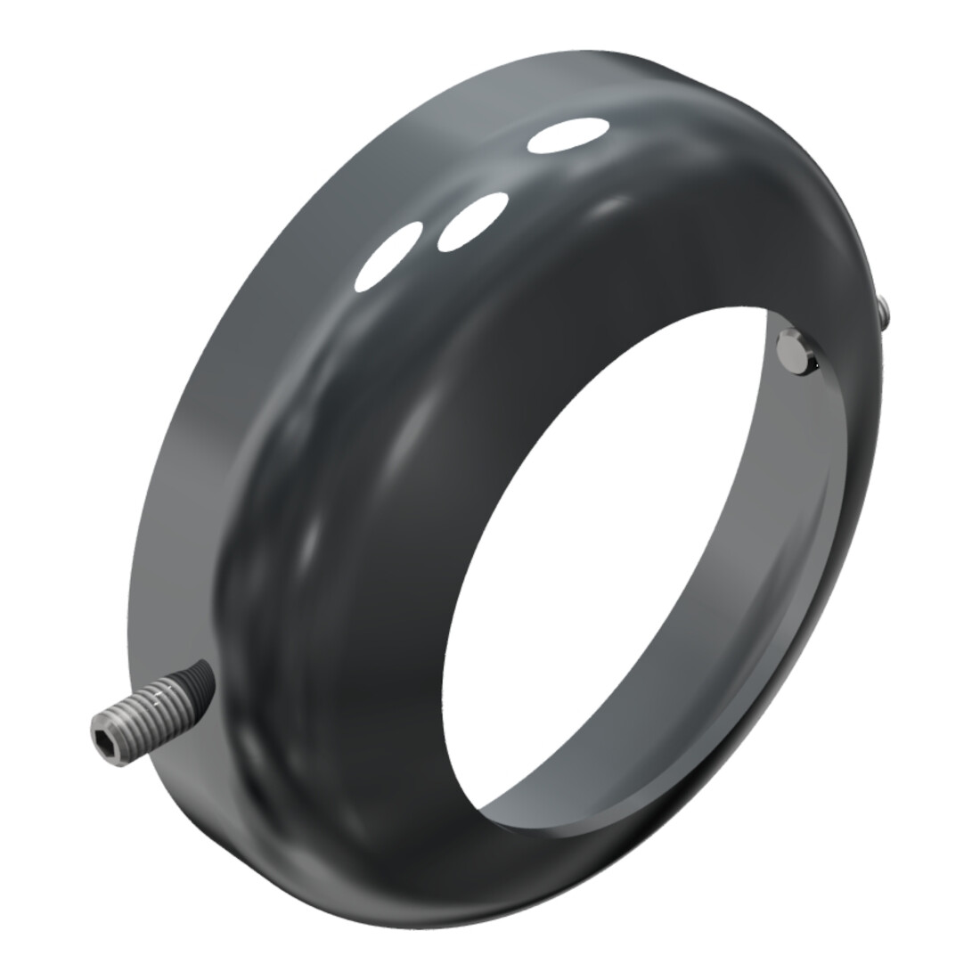 Schake Bodenrosette für 76mm Pfosten
