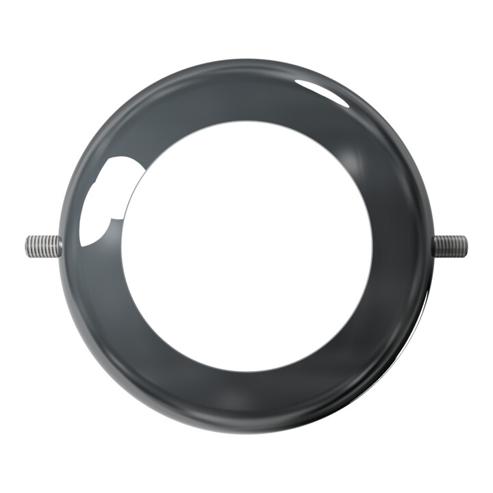 Schake Bodenrosette für 76mm Pfosten
