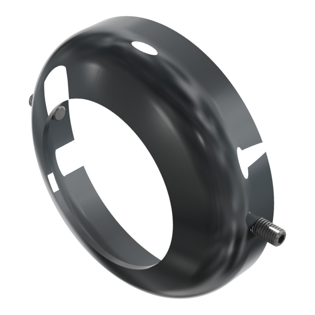 Schake Bodenrosette für 76mm Pfosten