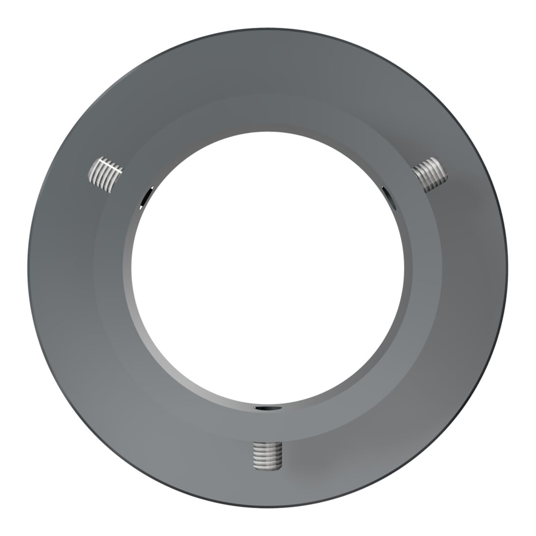Schake Bodenrosette für 76mm Pfosten für Modell 478 + 3 Befestigungsschrauben M8 (auf 120°), beschichtet,