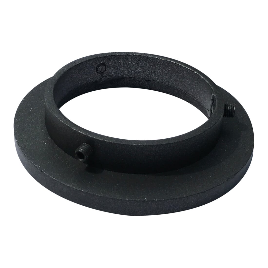 Schake Bodenrosette für 76mm Pfosten für Modell 478 + 3 Befestigungsschrauben M8 (auf 120°), beschichtet,