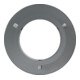 Schake Bodenrosette für 76mm Pfosten für Modell 478 + 3 Befestigungsschrauben M8 (auf 120°), beschichtet,