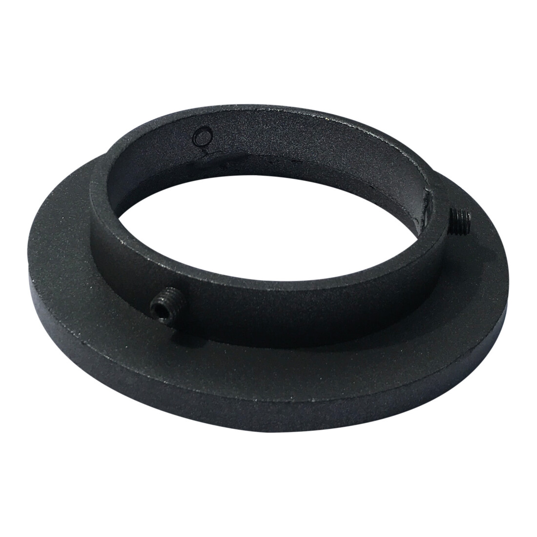 Schake Bodenrosette für 76mm Pfosten für Modell 478 + 3 Befestigungsschrauben M8 (auf 120°), beschichtet,