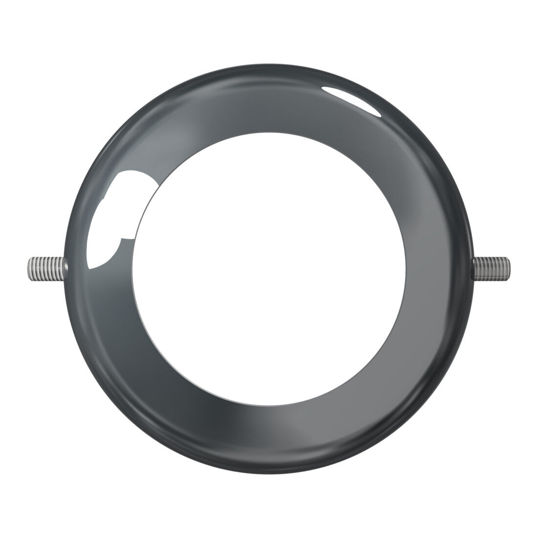 Schake Bodenrosette für 82mm Pfosten, zum anschrauben, verzinkt, beschichtet
