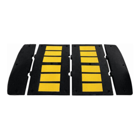 Schake Bodenschwelle 900 x 250 x 50 mm, Anfangsstück mit Zapfen